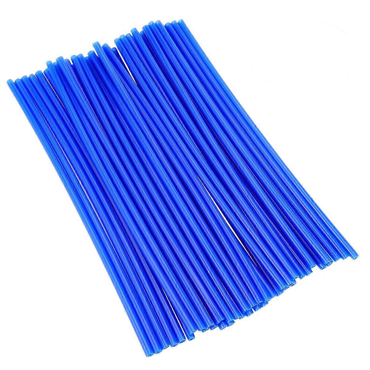 Spoke Wraps Blue Spoke Protector for Dirt Bike Wheels 72Pcs Set