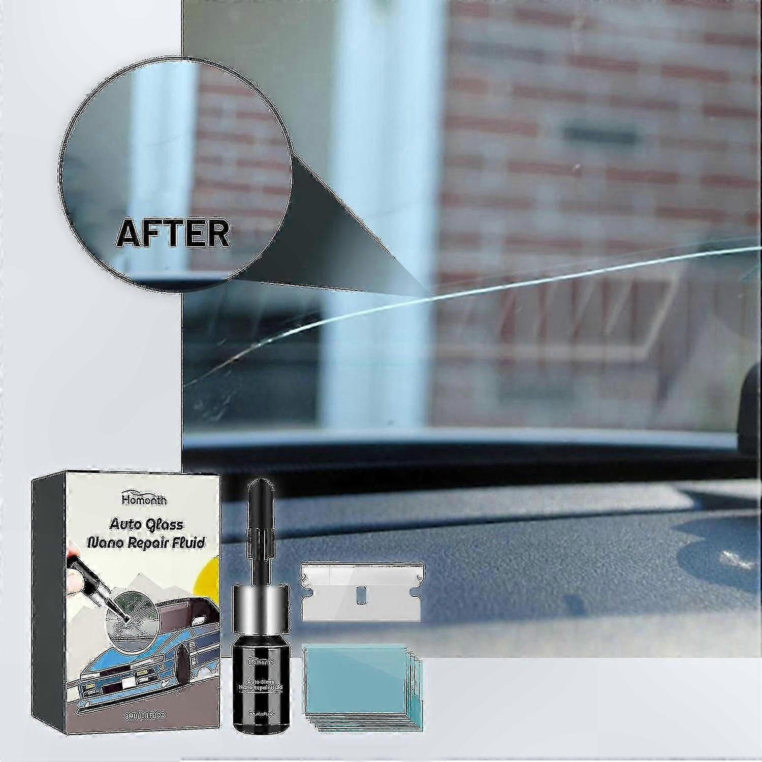 Glass Repair Solution for Windshield Cracks and Chips
