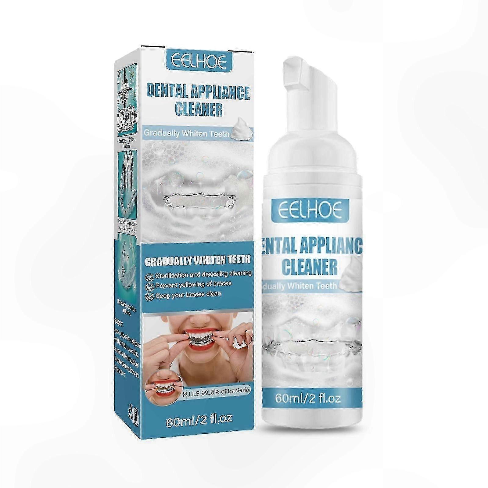 Foaming Cleaner for Orthodontic Appliances Removes Stains and Provides Care Solution