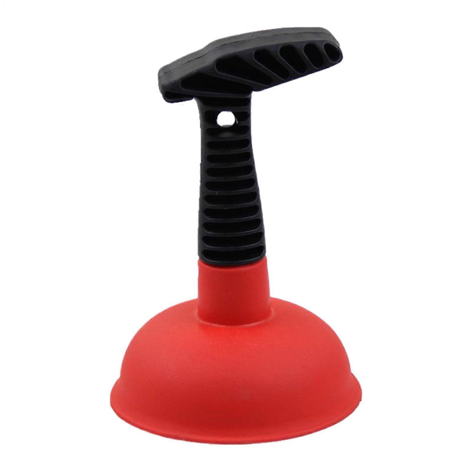 Drain Cleaner Plunger Suction Plunger For Toilet Or Sink With Shelf And Holder Durable Rubber Powerful Pump Compatible