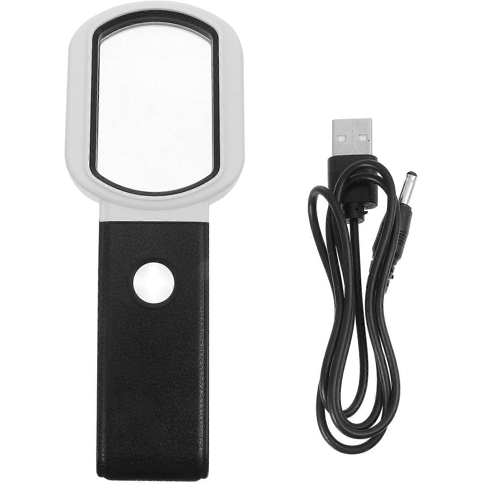 Foldable LED Magnifying Glass for Magnifying Use 2Pcs with 9 Leds Assorted Color