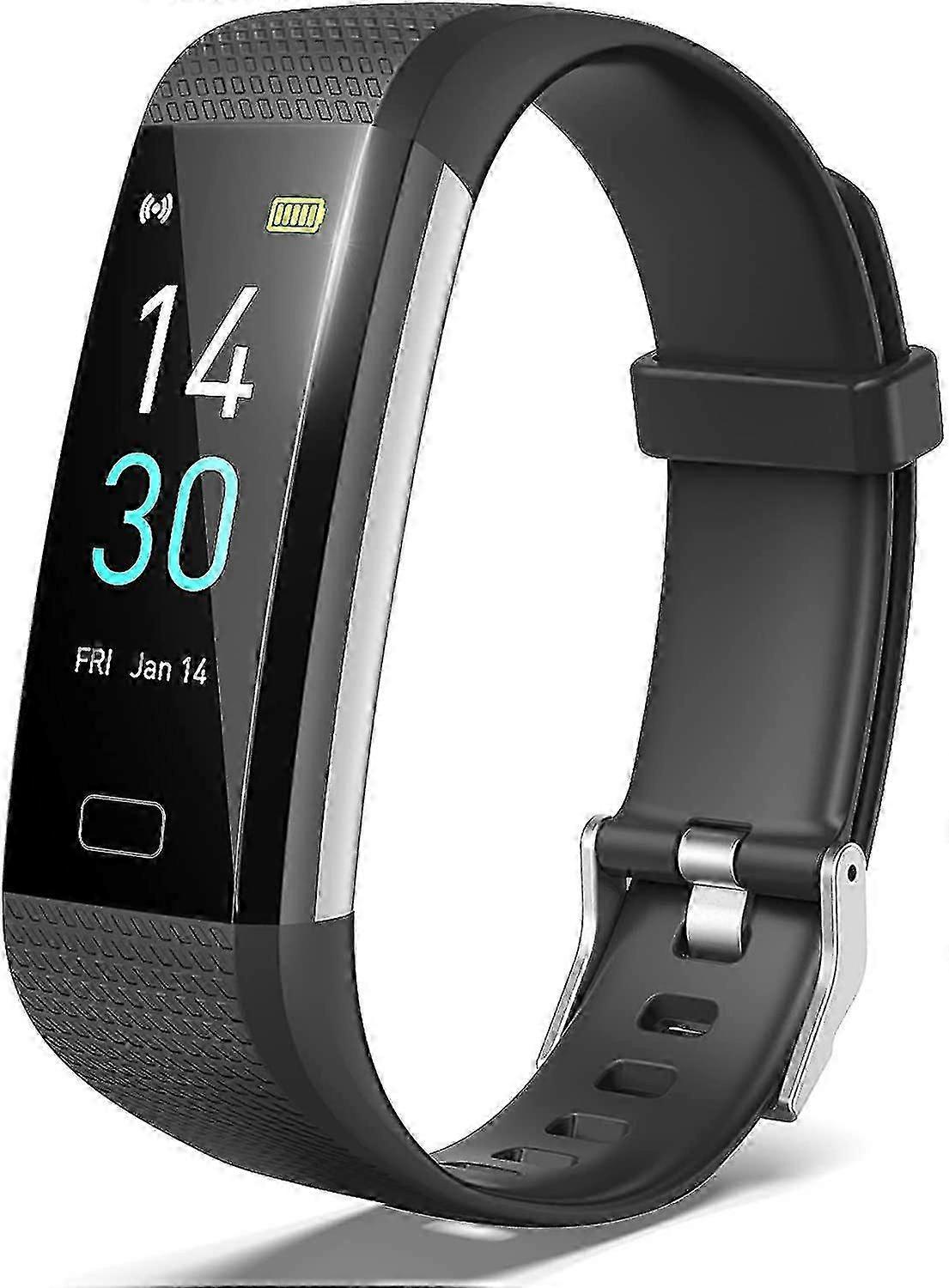 Fitness Tracker With Heart Rate Monitor - Waterproof - 16 Sports Modes - Health Tracker