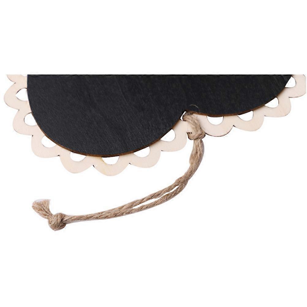 Hanging Mini Chalkboards Heart Shaped for Leaving Message