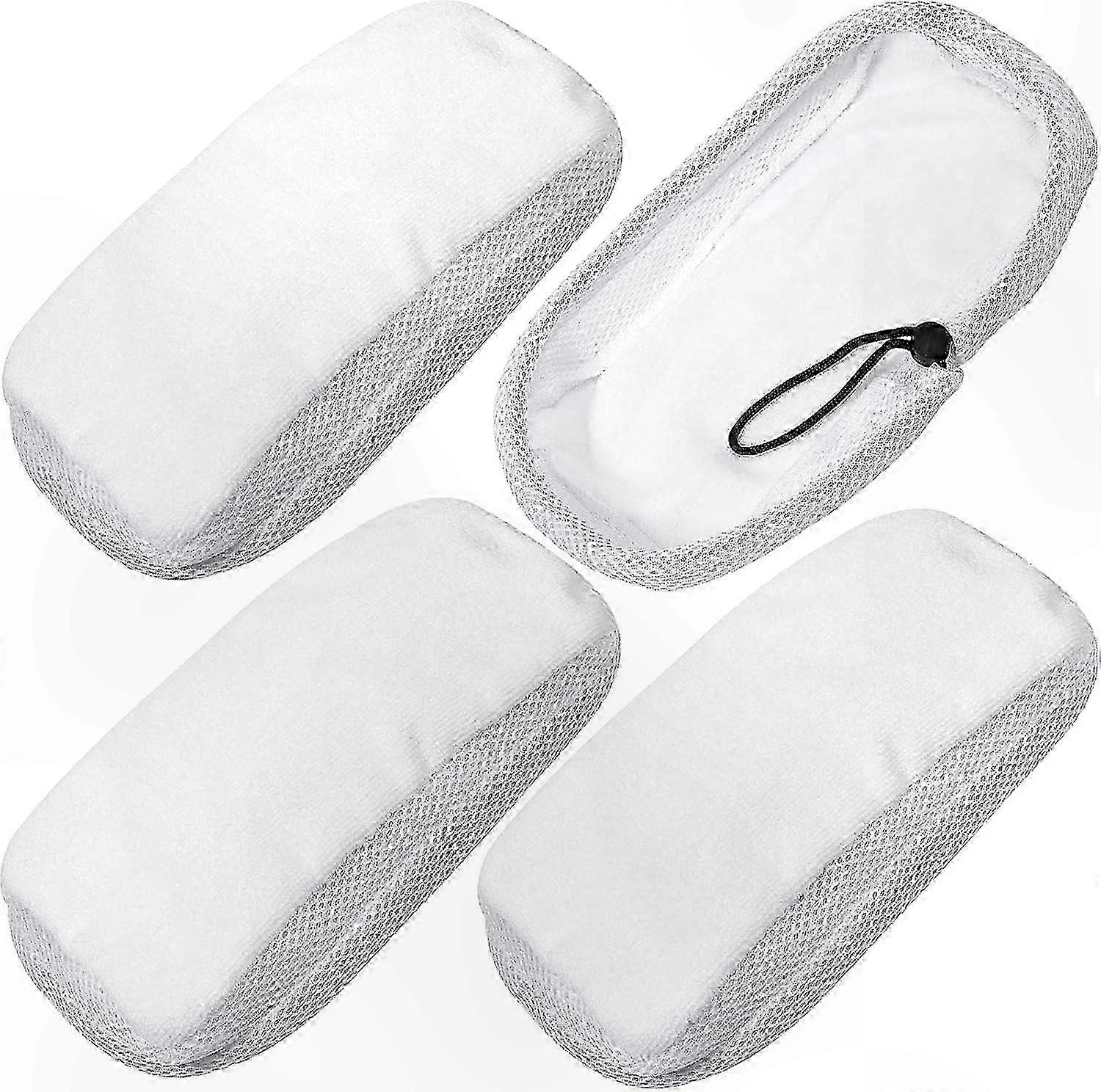 4er-Pack Mikrofaser-Reinigungspads für Dampfwischer auf hartem Untergrund, 9-in-1-Kompatibilität