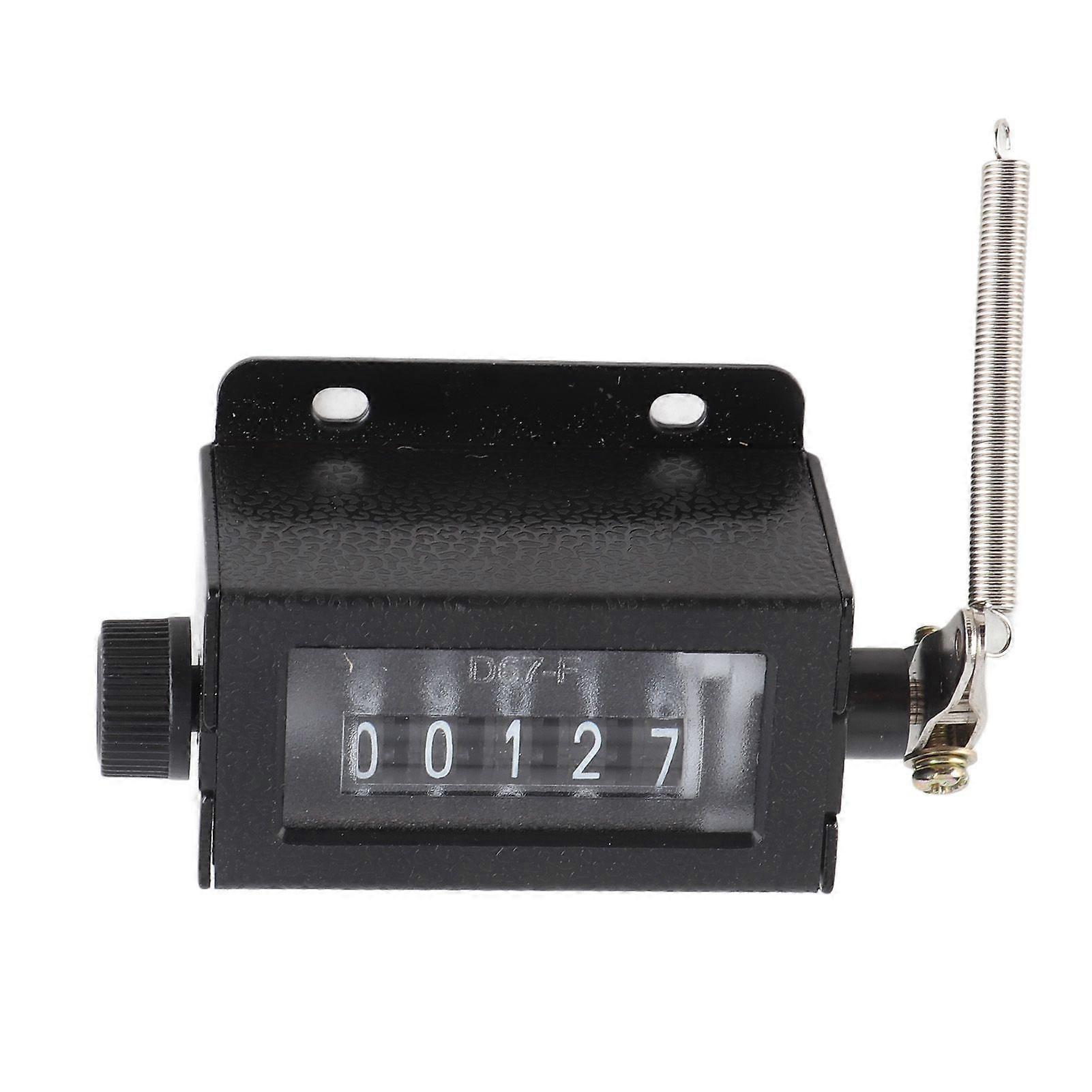 D67F 5 Digit Mechanical Resettable Manual Hand Pull Stroke Tally Counter