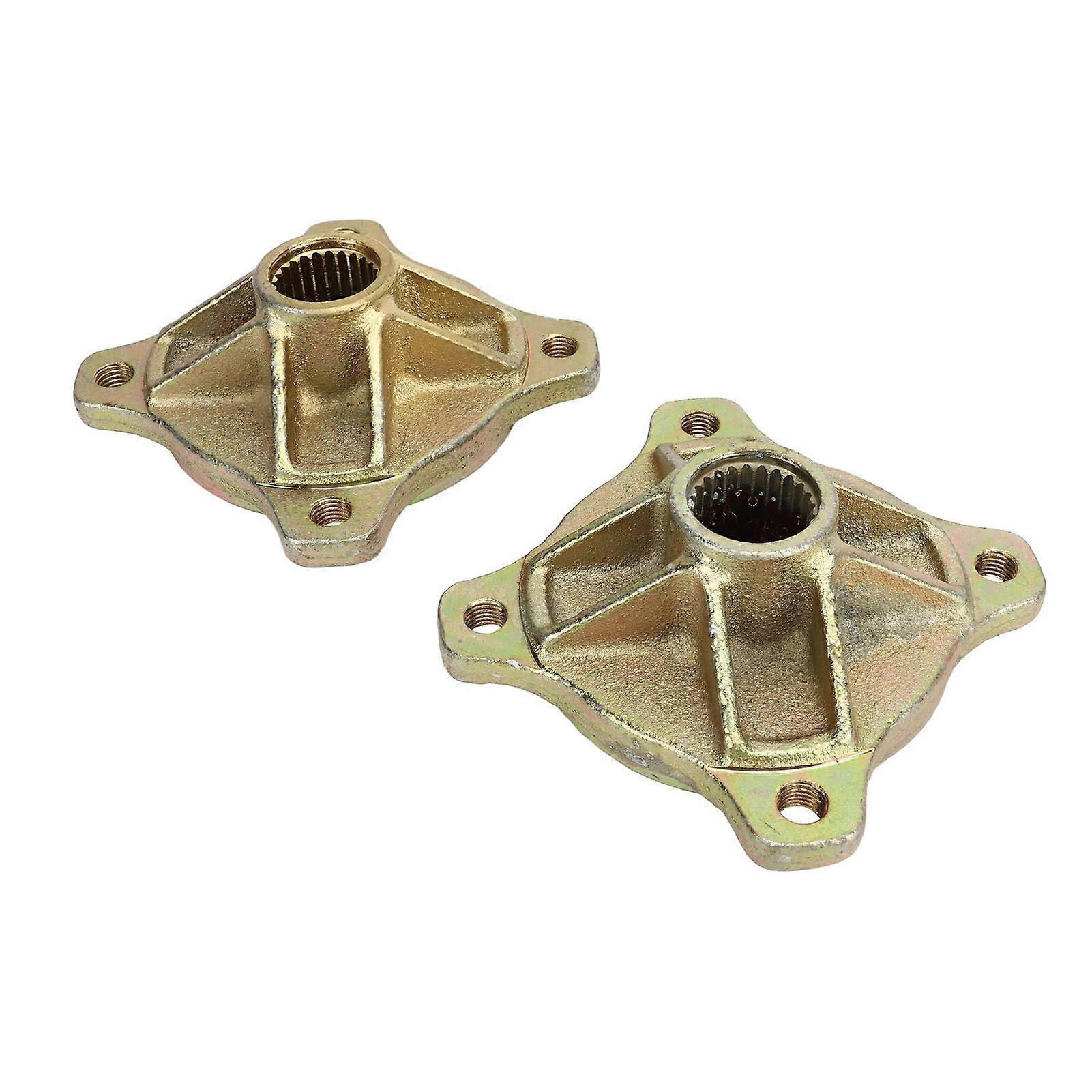 1 Pair 4 Stud 24T Spline Rear Axle Wheel Hubs 25mm for 125cc 150cc 200cc Go Kart ATV Quad