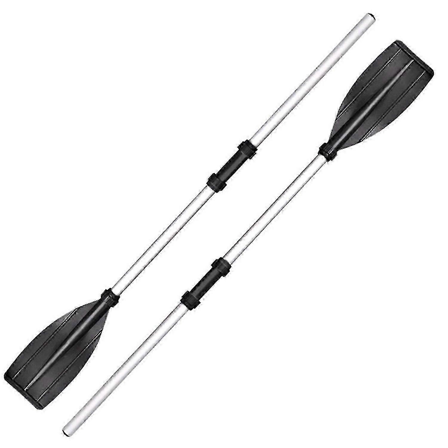 2 Pcs Aluminum Alloy Detachable Float Afloat Oars Fitting Boat Rafting Paddle Canoe Oar Boat Paddle