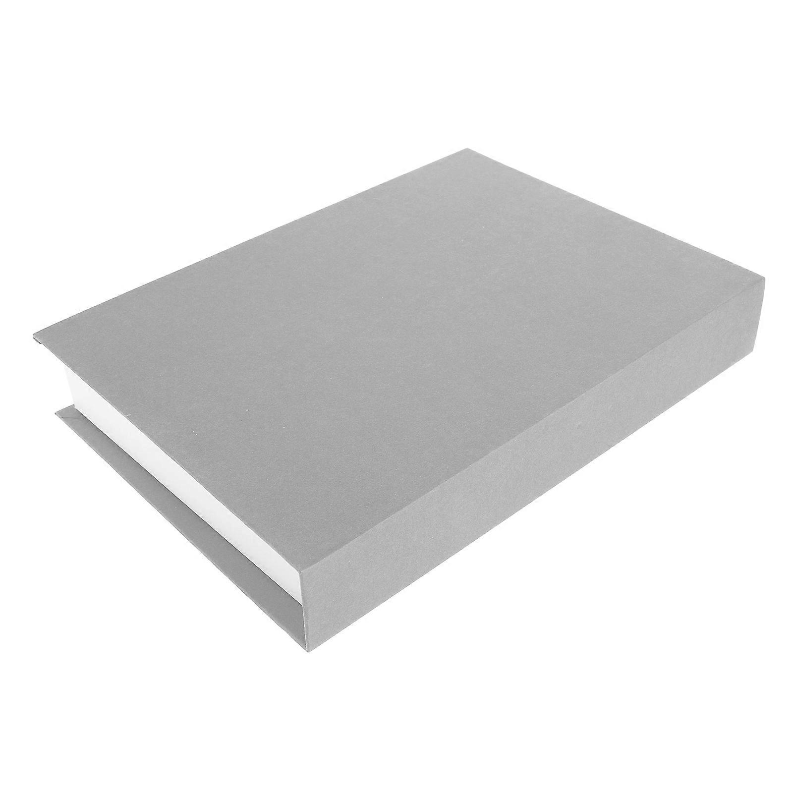 Grey Decorative Book Faux Book for Decor 1 Piece with Elegant Style