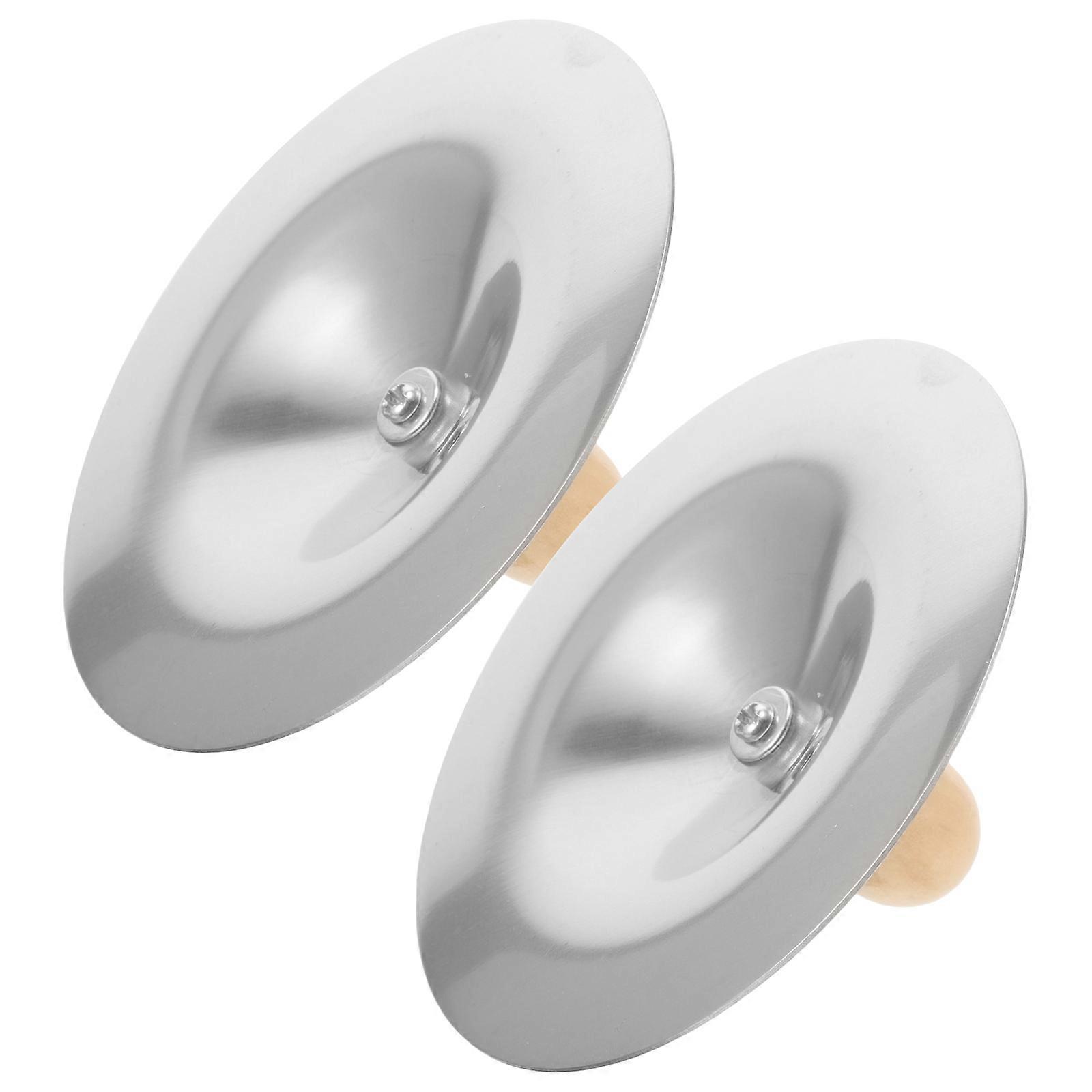 Early Educational Finger Cymbals for Kids 2Pcs Mini Musical Instruments
