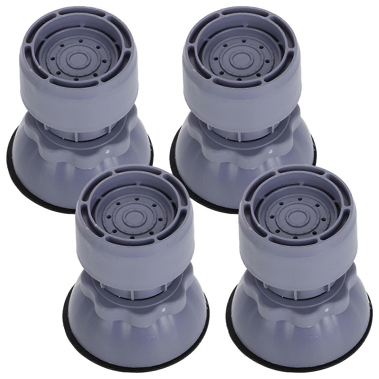 Universal Adjustable Vibration Mats 8 Pcs for Washing Machines and Dryers Shocks Absorption and Stabilization in Laundry Room