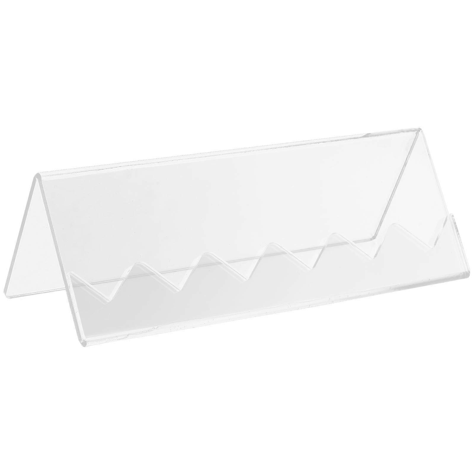 Transparent Coin Rack 2Pcs Sturdy Acrylic Display Stand Ideal For Collectors Home And Office Decor