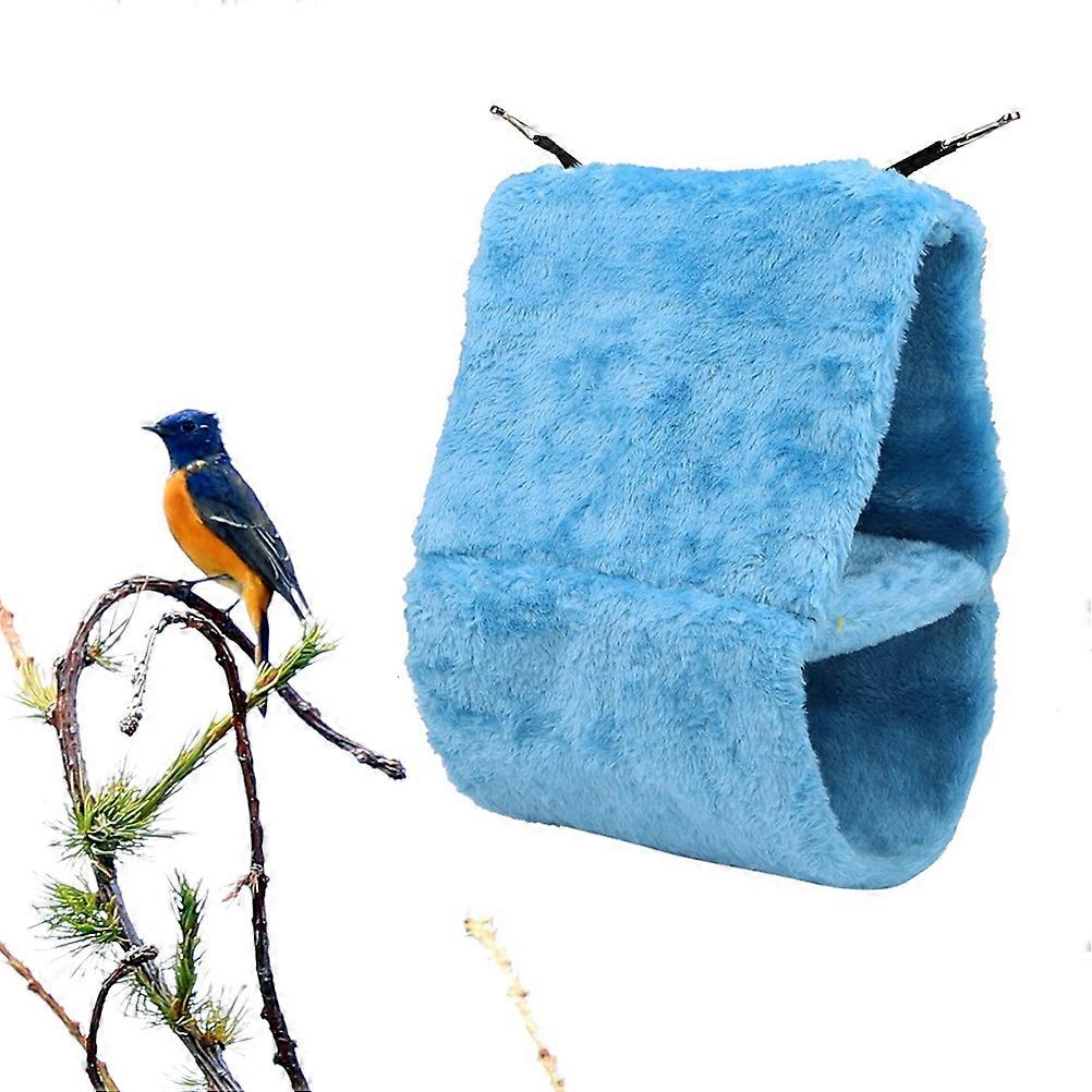 Indoor Birds Nest Double Layer Flannel Hammock for Parrot 3Pcs Sleeping Pad