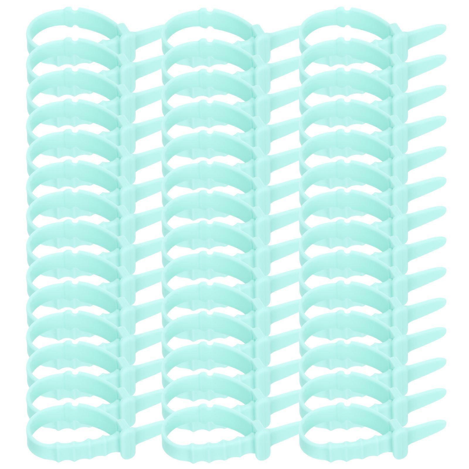150 Pcs Cable Winder Silicone Organizer For Earphone And Data Cables With Hole Design Green