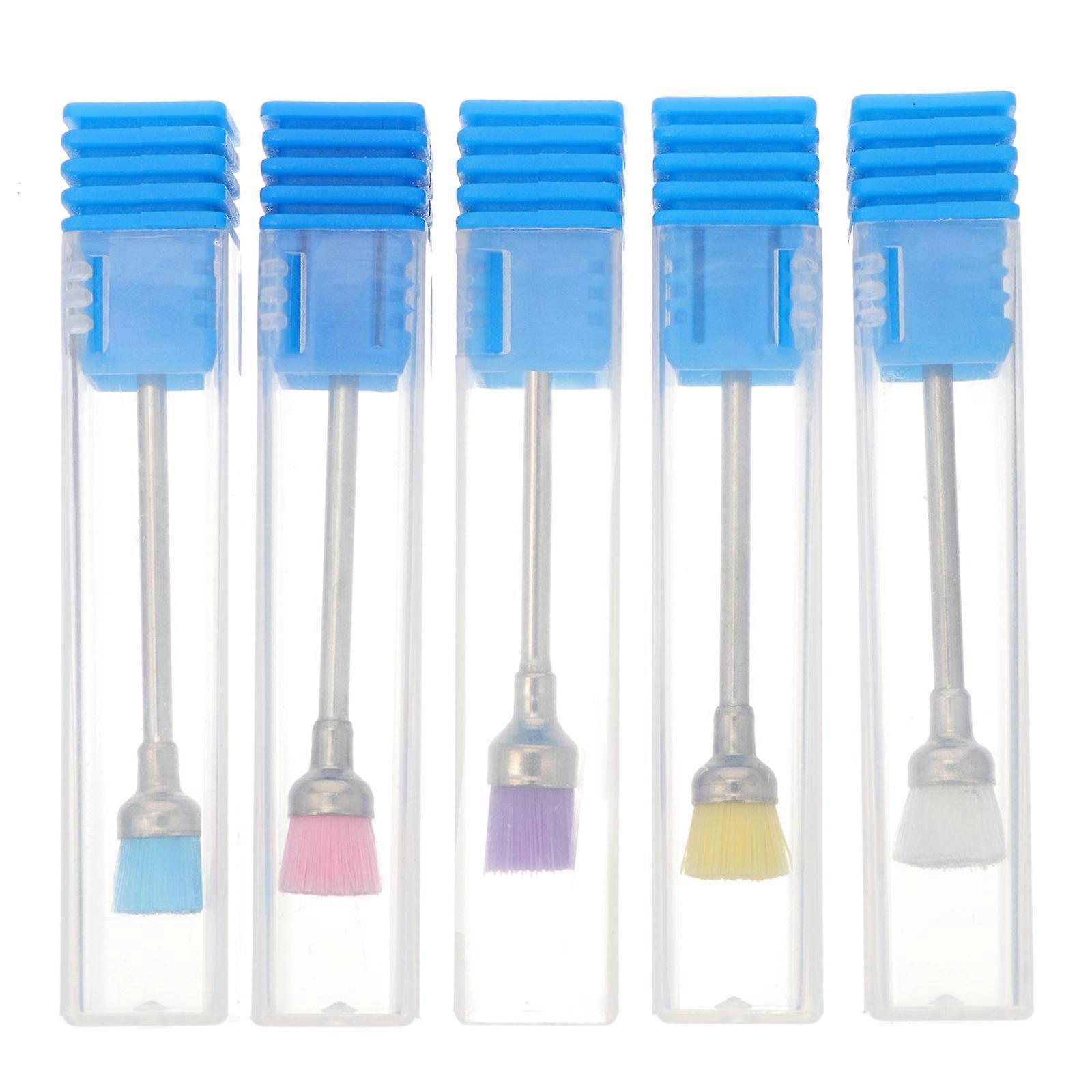 Manicure Nail Tools Nail Drill Brush for Cleaning Use 10Pcs Set