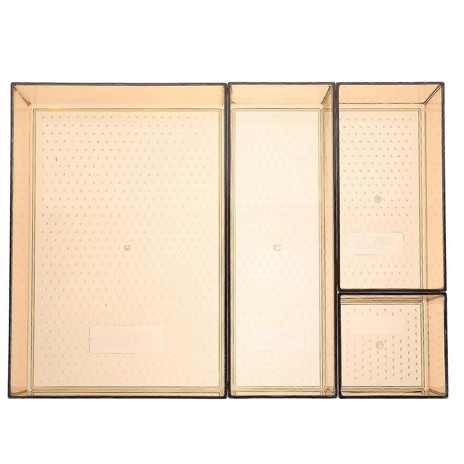 Kitchen Utensil Box Plastic Divider for Drawer Organizer 2Sets