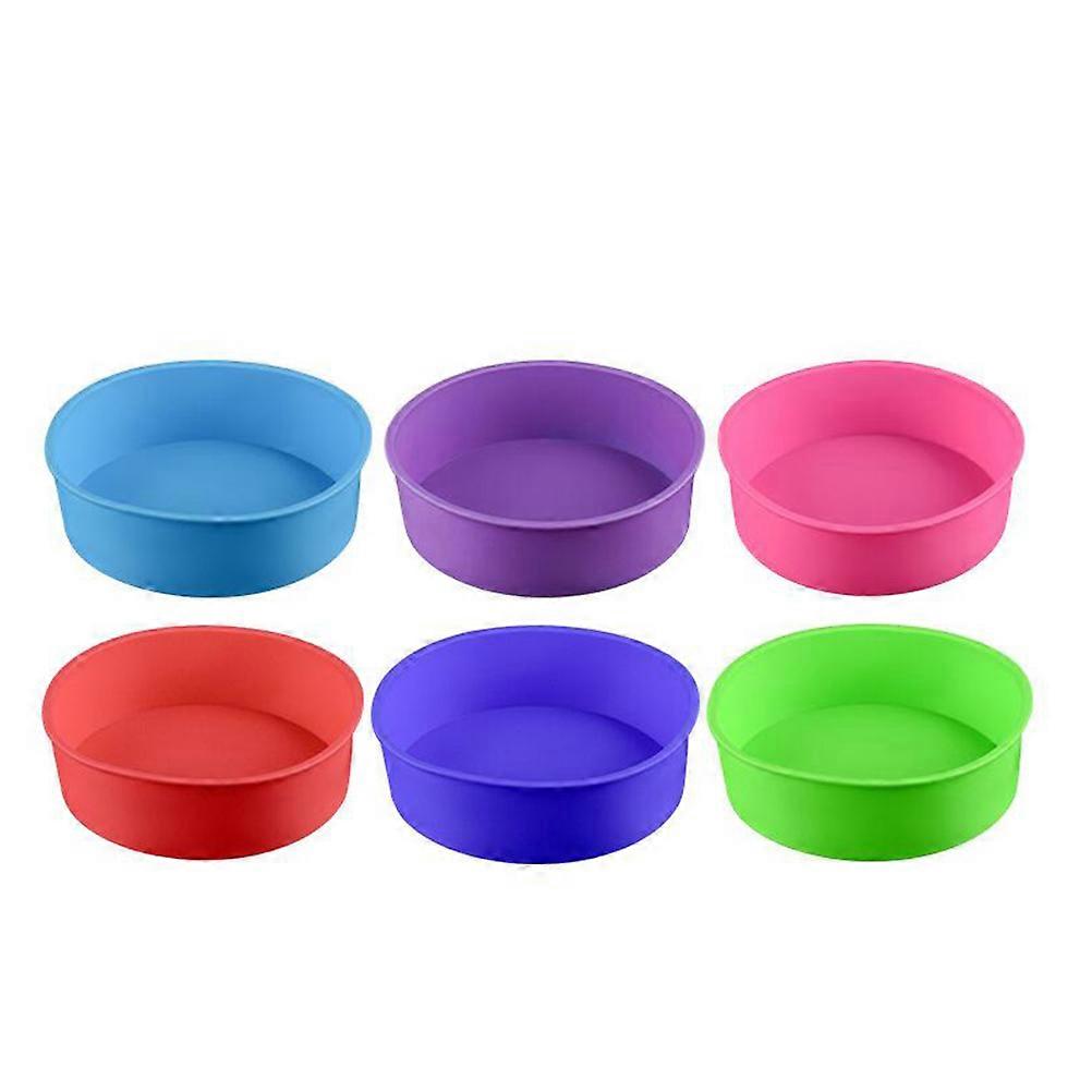Cake Mold Pan Silicone Pan for Baking 2Pcs Round Non-Stick Bakeware