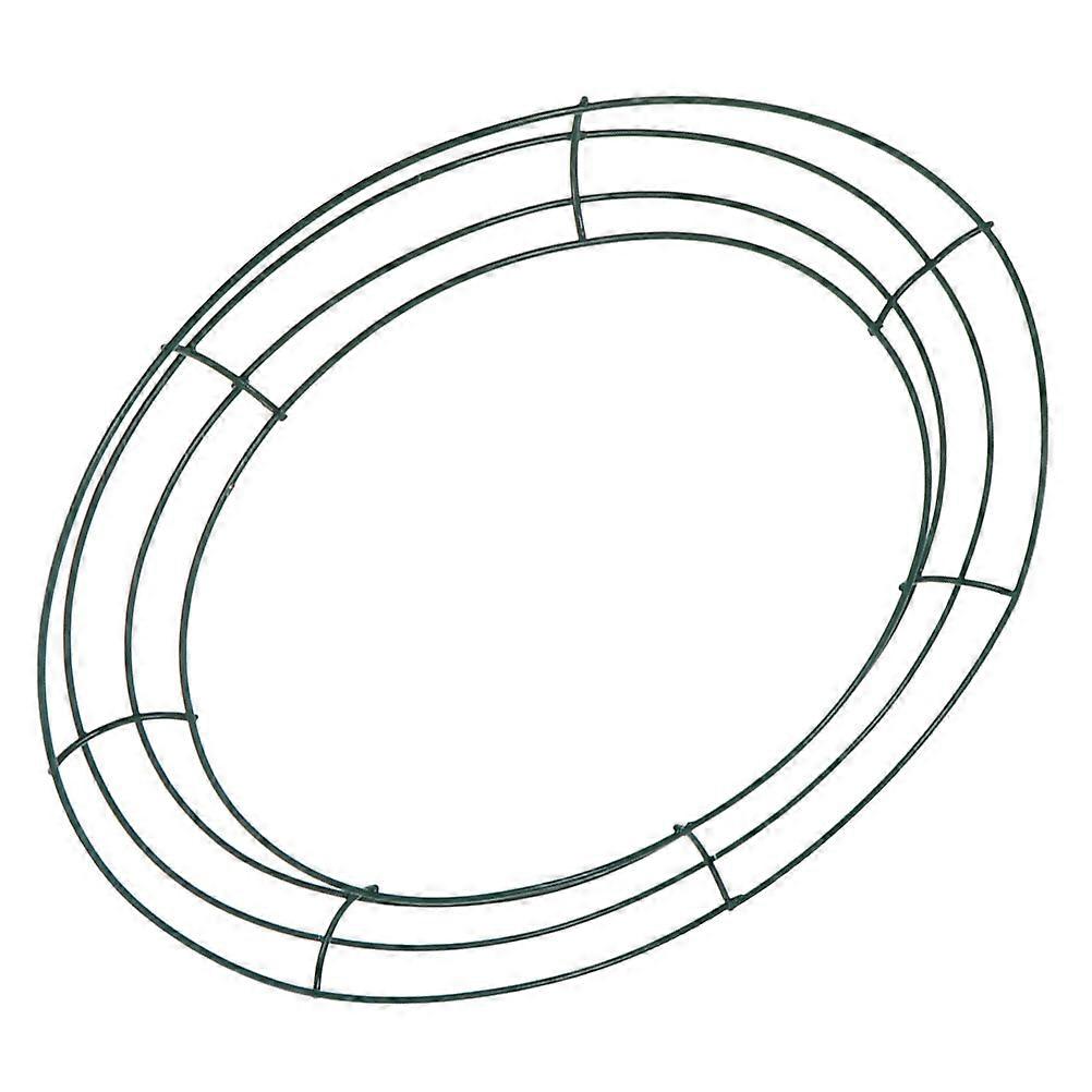 Metal Wreath Frame Round Shape for DIY Craft 3Pcs Kit