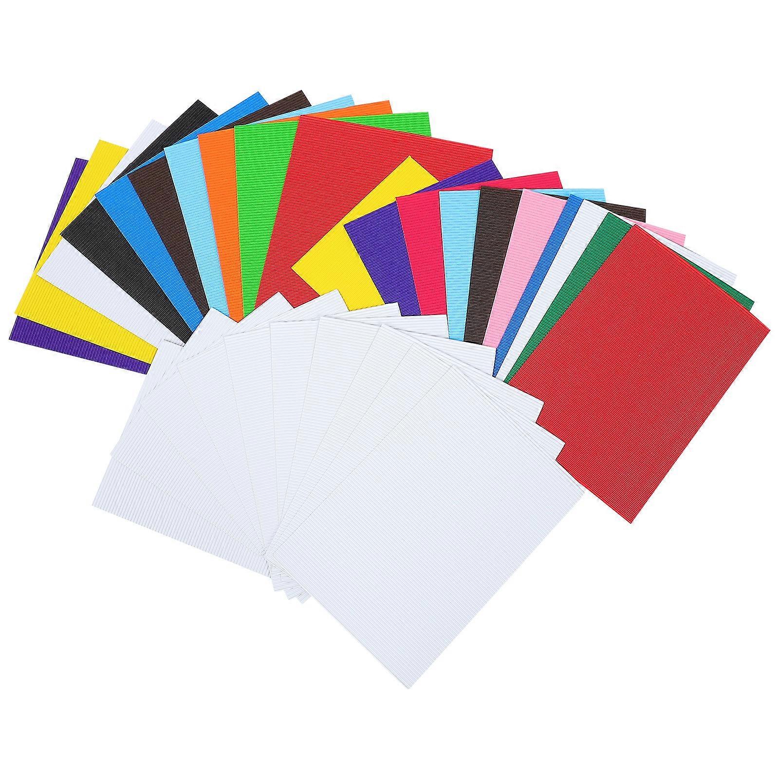 Corrugated Paper Packaging Paper for Wrapping 150 Sheets Colorful Sheets