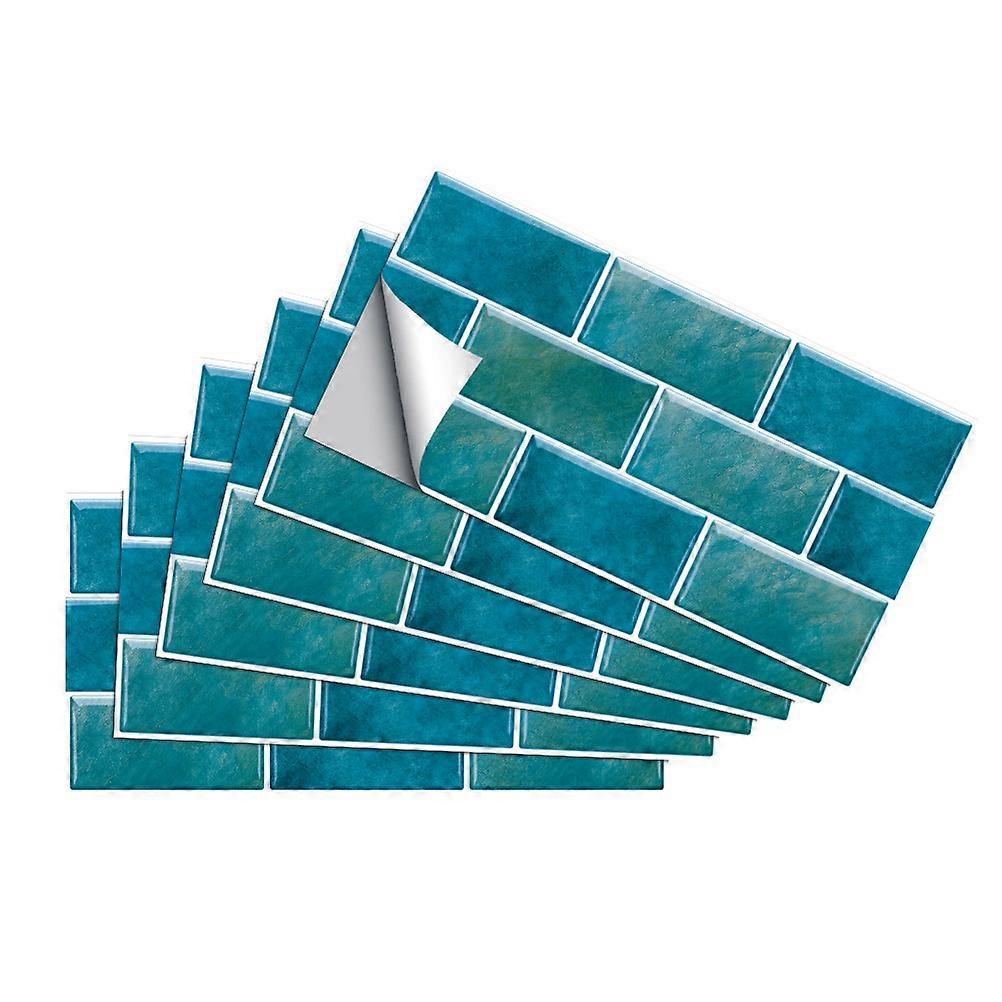 6 db-os öntapadós csempe falmatrica tartós konyhai és fürdőszobai dekorációhoz