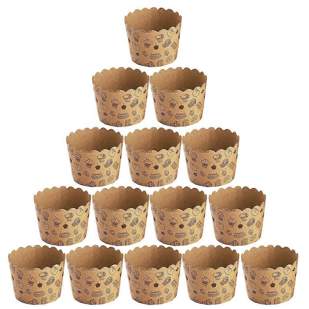 Baking Cups Cupcake Cups for Baking 150Pcs Brown Paper Cake Holders