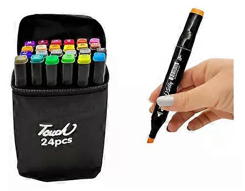 24-Piece Double-Tip Colored Markers