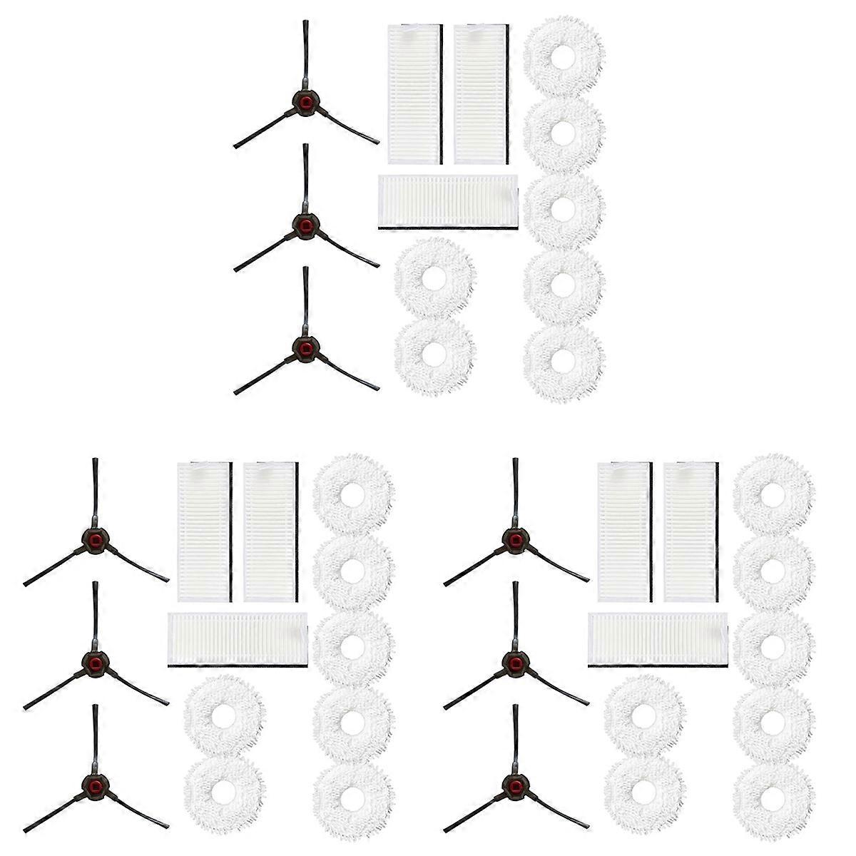 13PCS/Set Filter Mop Cloth Side Brush for Mop Cleaning Pad