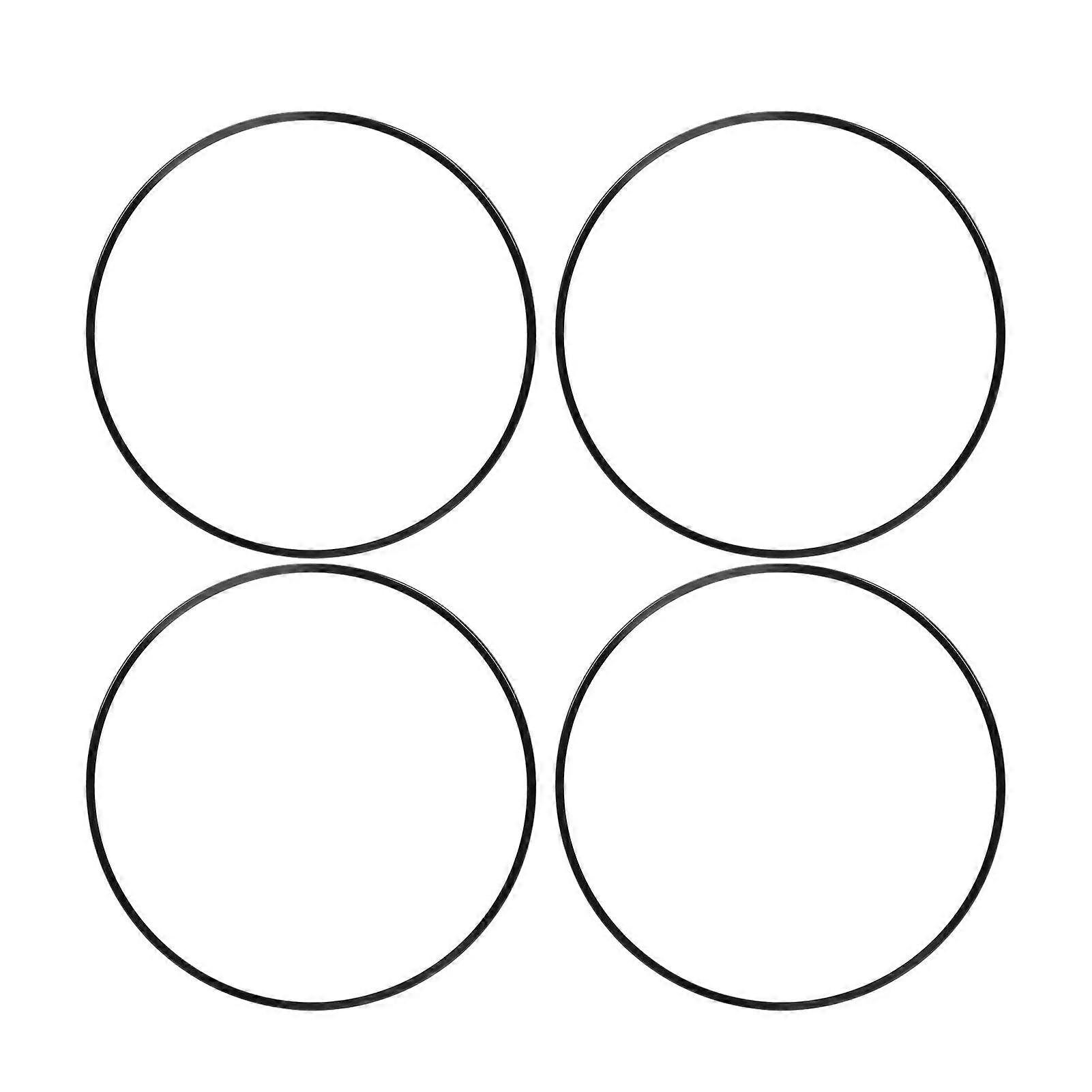 4 Stück 20 Zoll Felgenschutz Kratzfest Selbstklebender modischer schwarzer Felgen-Zierring