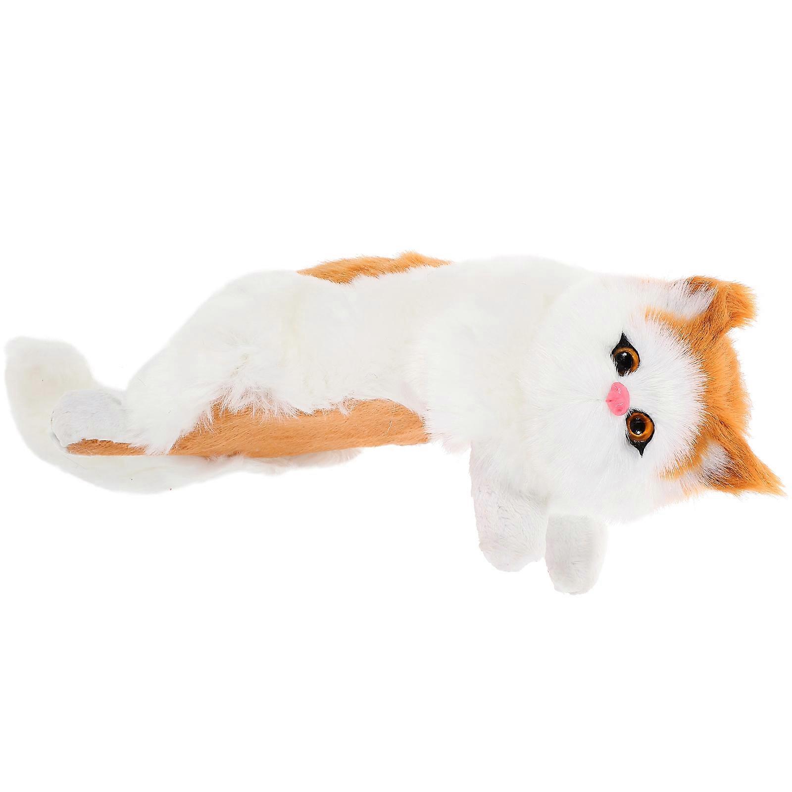 Simulation Cat Figurine Hanging Cat Statue for Decor Cute Design