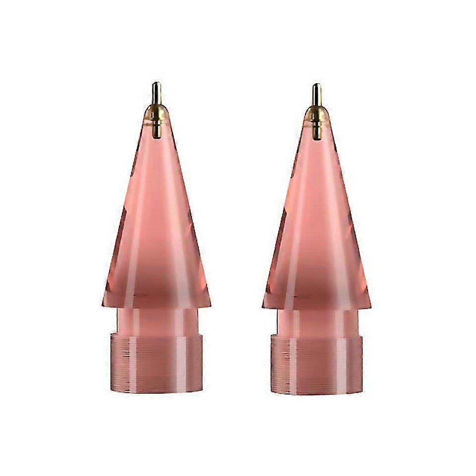 For Apple Pencil 12 2pcs Stylus Transparent Needle Nib Spec Extended Pink