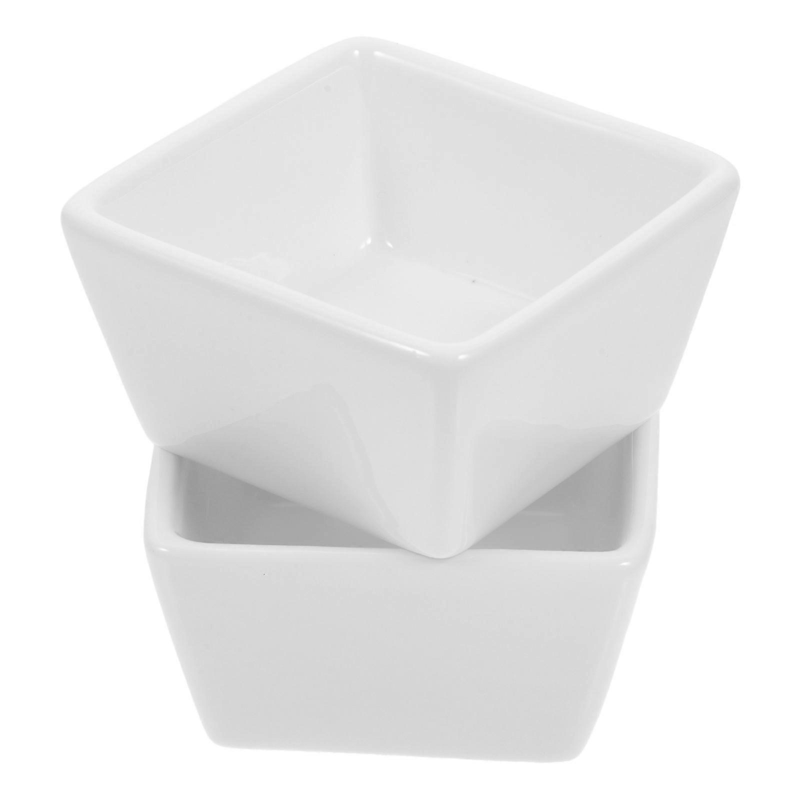 Square Shape Candy Cans Ceramic Candy Holders for Home Use 10Pcs