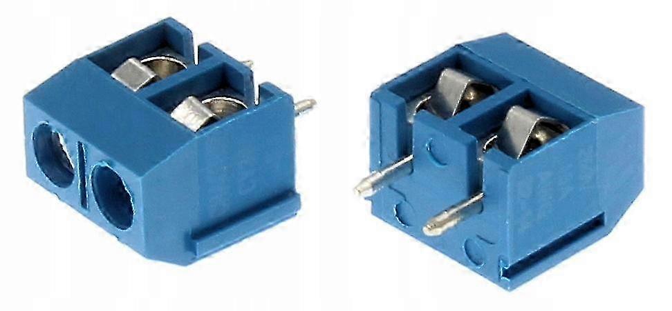 25-26 Terminal Blocks Ark 2pin 5 Mm Blue 4 Pieces