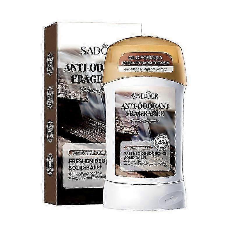 Freshen Deodorizing Solid Balm for Underarm - 48 Hours Sweat Protection, Anti-Odor, Long-Lasting Dry Effect, Freshness, Gentle on Skin