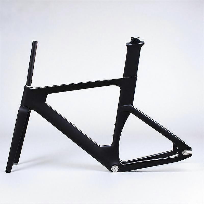 Matt Carbon Track Bicycle Frame Fixie Frameset Single Speed Fixed Gear 49cm