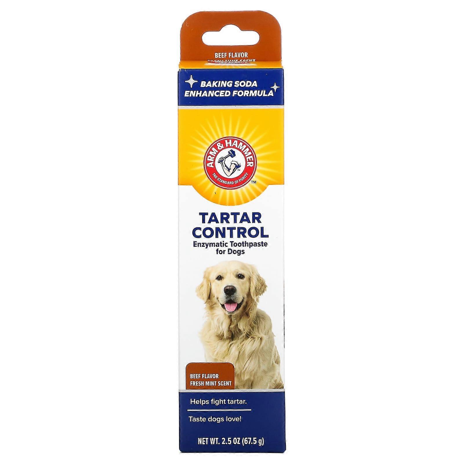 Tartar Control, Enzymatic Toothpaste for Dogs, Beef, 2.5 oz (67.5 g)