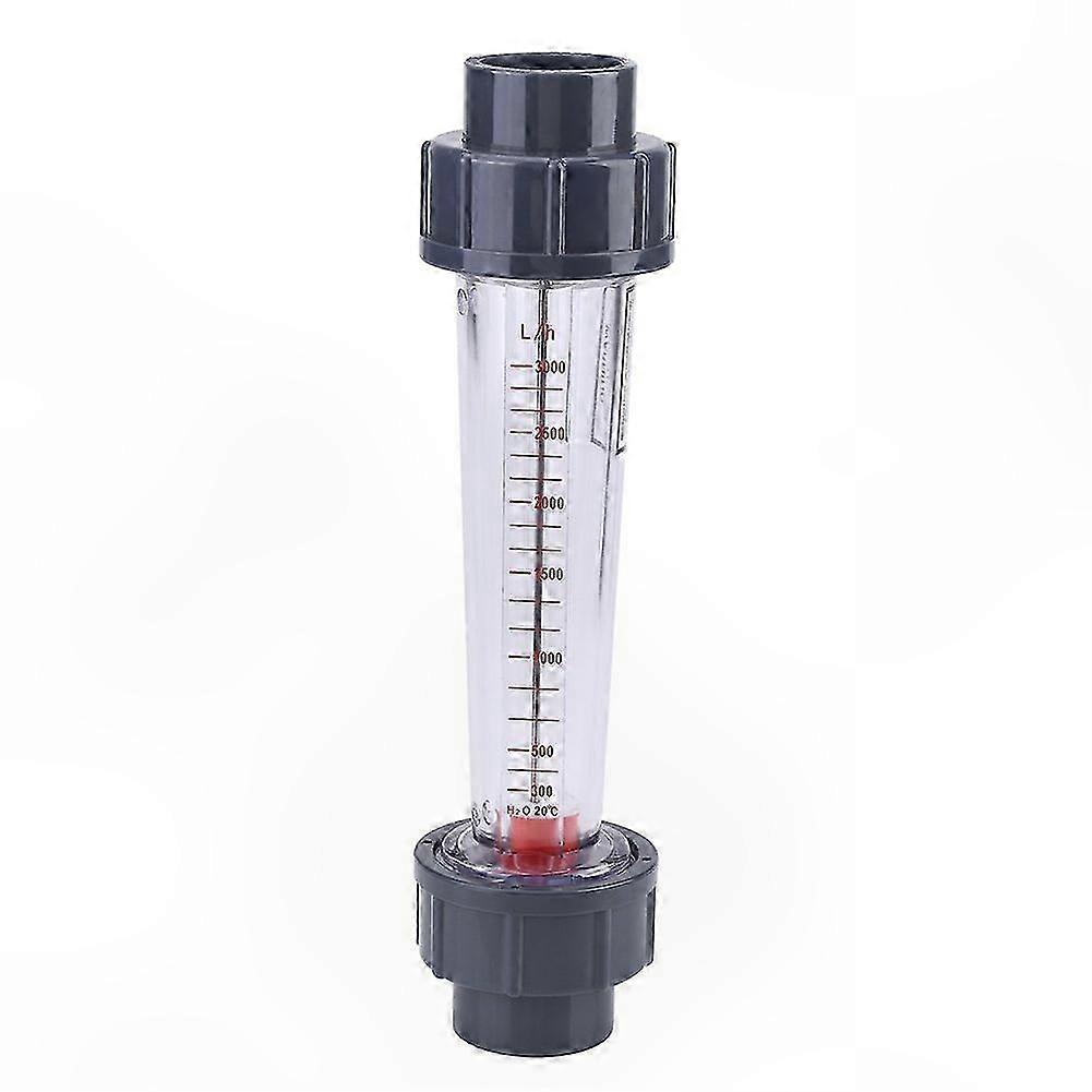 Plastic Tube Flow Meter for Water and Chemicals, 300-3000L/H, Rotameter Type Liquid Measurement Solution