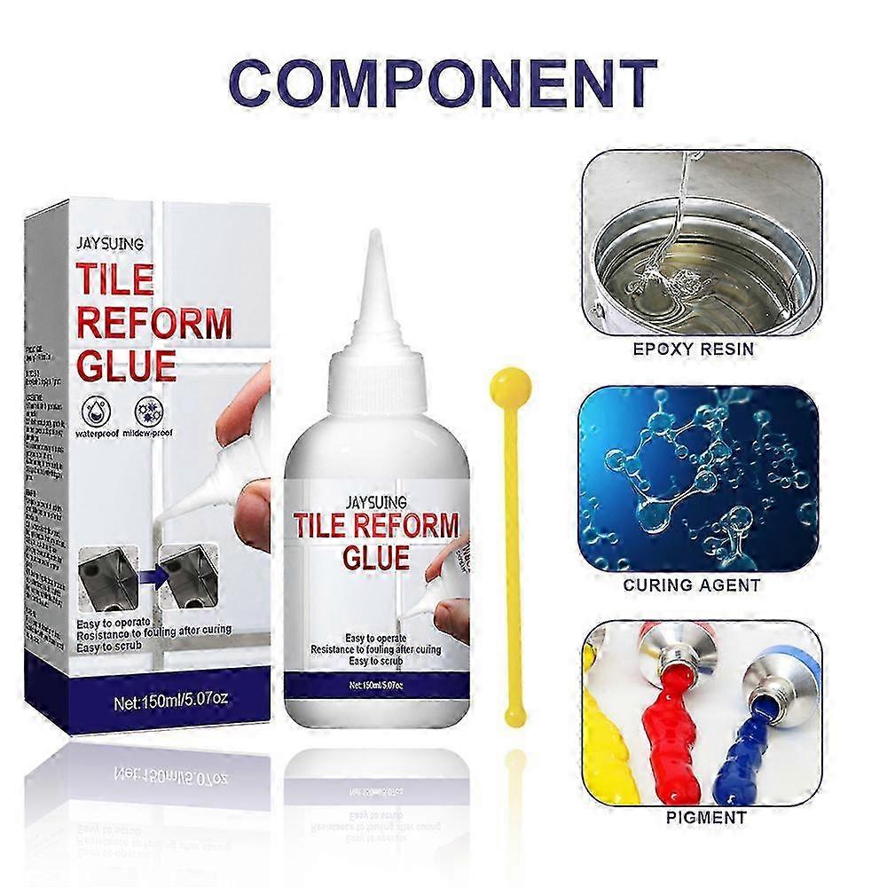 1-3X White Grout Tiling Tile Repair Tile Gaps Refill Agent Tile Reforms Coating Molds Cleaner Tile Sealer Repair Glue