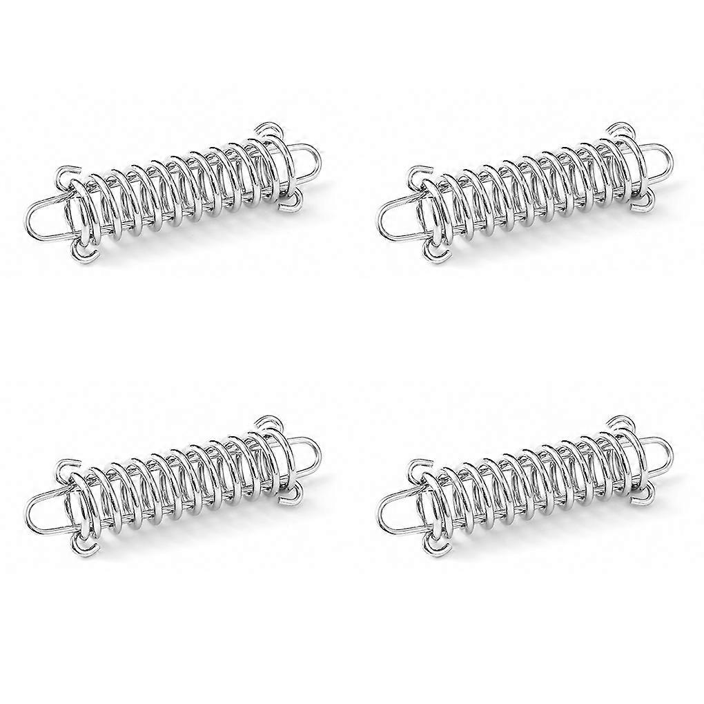 4X Tent Spring Wind Rope Buckle Pegs Tightener Fixed Hook Multifunctional