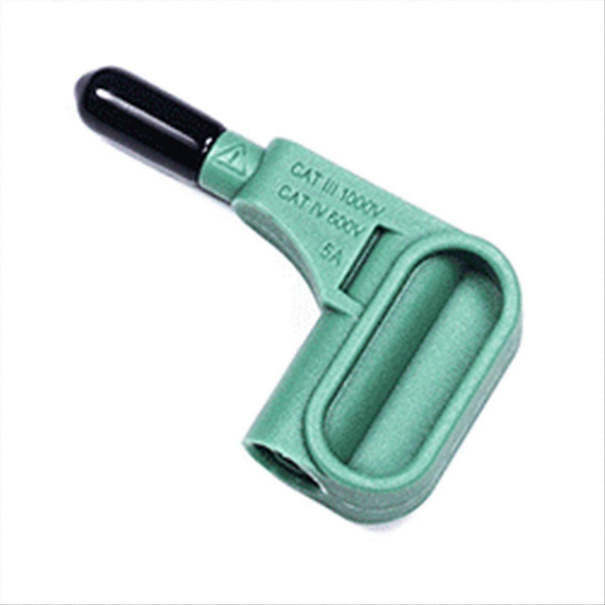 Multimeter Magnetic Head 4mm Plug Solderless Fast Magnet Probe, Green