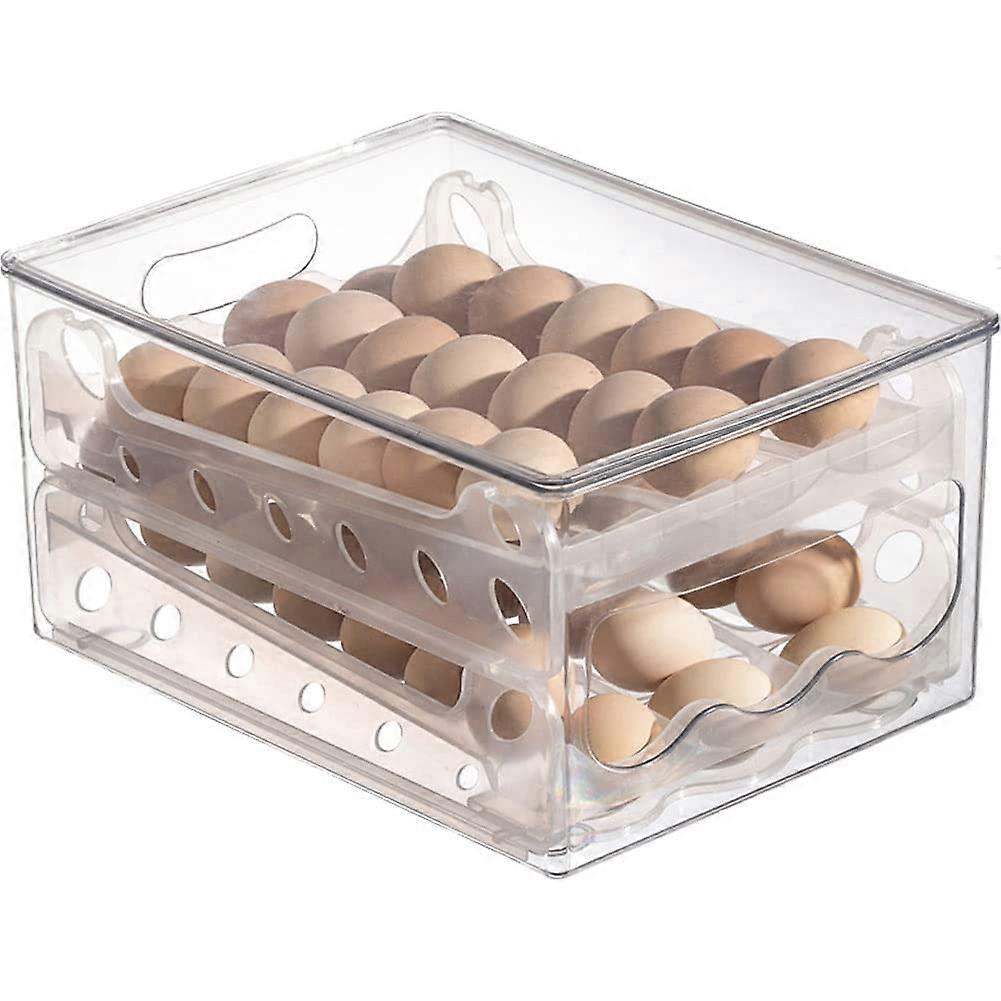 Storage Box Replacement Spare Parts Egg Holder Container Refrigerator Drawer Stackable Kitchen Organizer