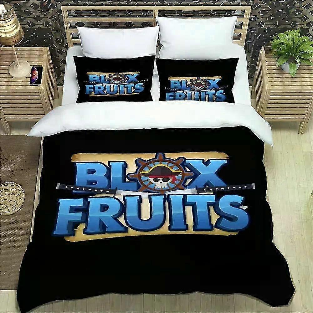 TE1478 3D Game B-blox Frukter Sängkläder Utsökta Sängtillbehör Set Påslakan Sängtäcke Set Sängkläder Set Lyx Födelsedagspresent
