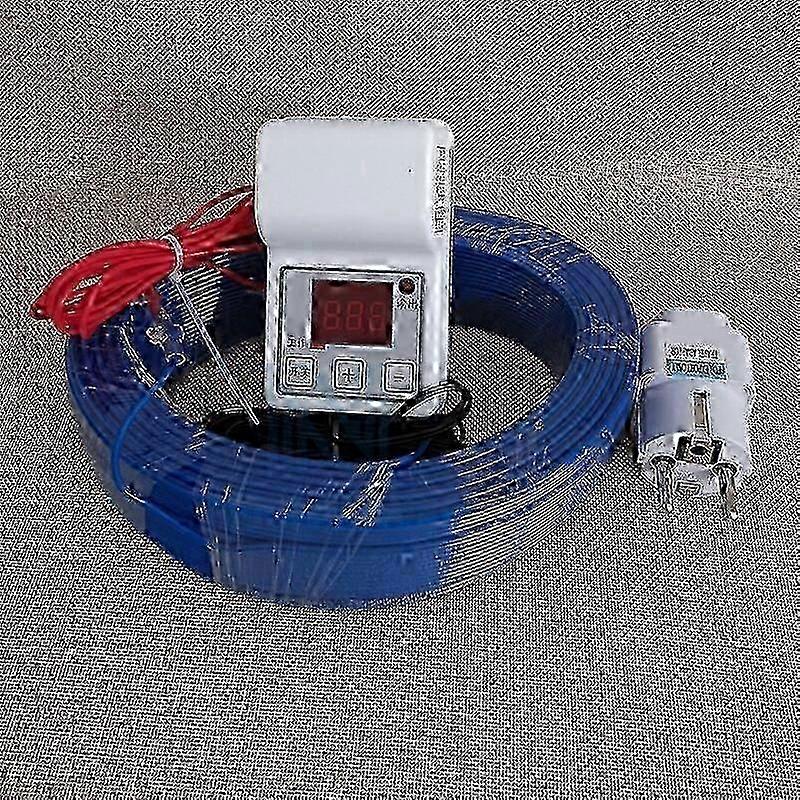 Heating Wire+Temperature Controller Set Greenhouse Warm Underfloor Heating Air line Soil Warming Heating Cable Nursery