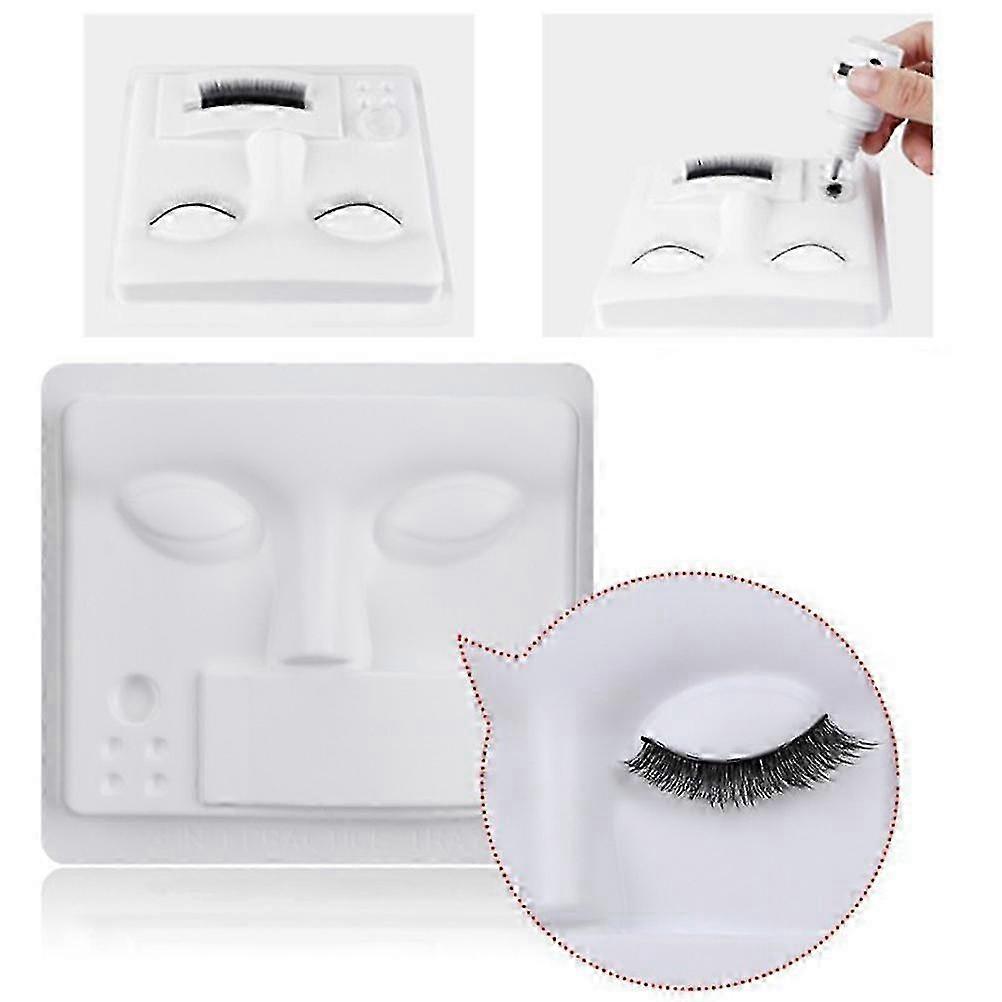 Training False Eyelash Extension Handmade Practice Plastic Mannequin Model Head