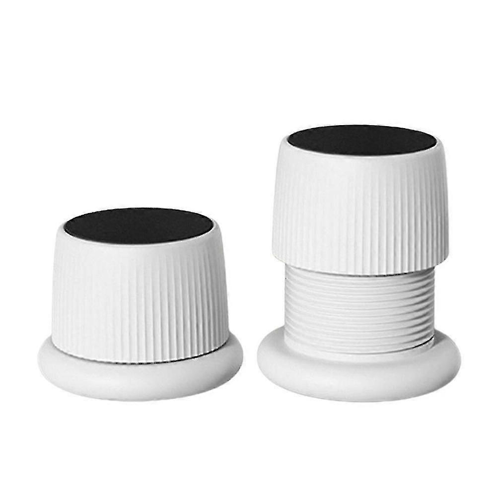 Adjustable Bed Risers Heavy Duty Furniture Risers Sofa Table Couch Risers Floors2pcs-white