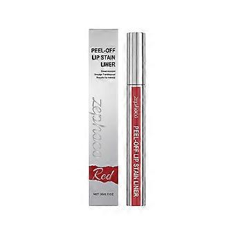Red - 3g Red Moisturizing Peel-Off Lip Gloss, Lightweight, Moisturizing, Non-sticky, Glossy, Plump Lip Makeup