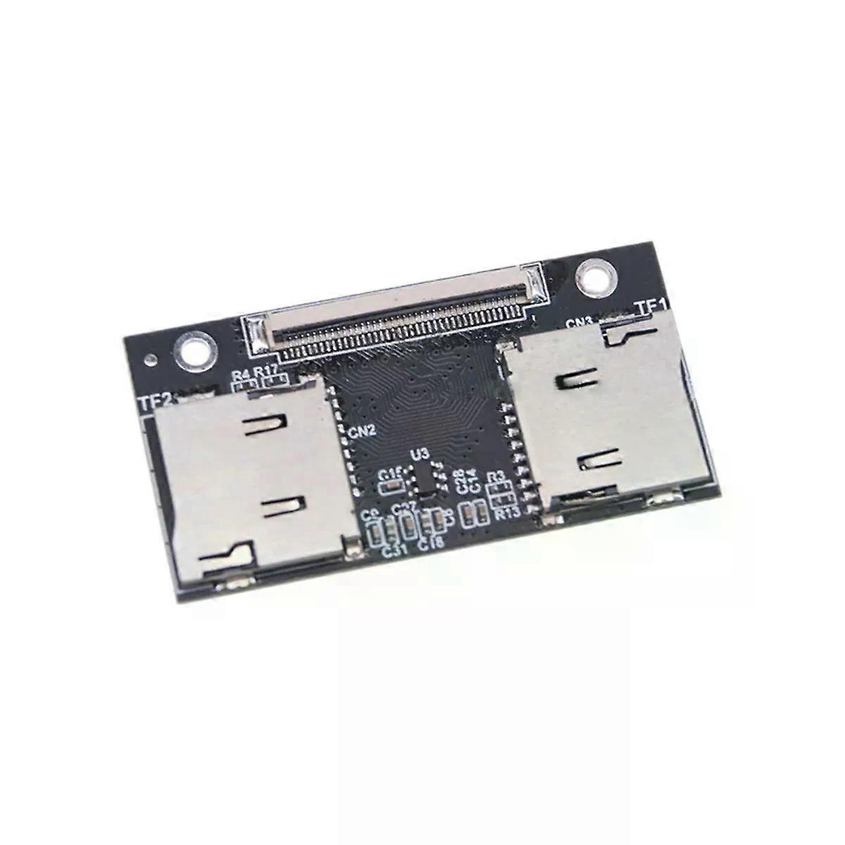 Supernew TF Adapter Card Dual TF Card to CE Anti-Interference Connection Card Suitable for Computer and Game Consoles