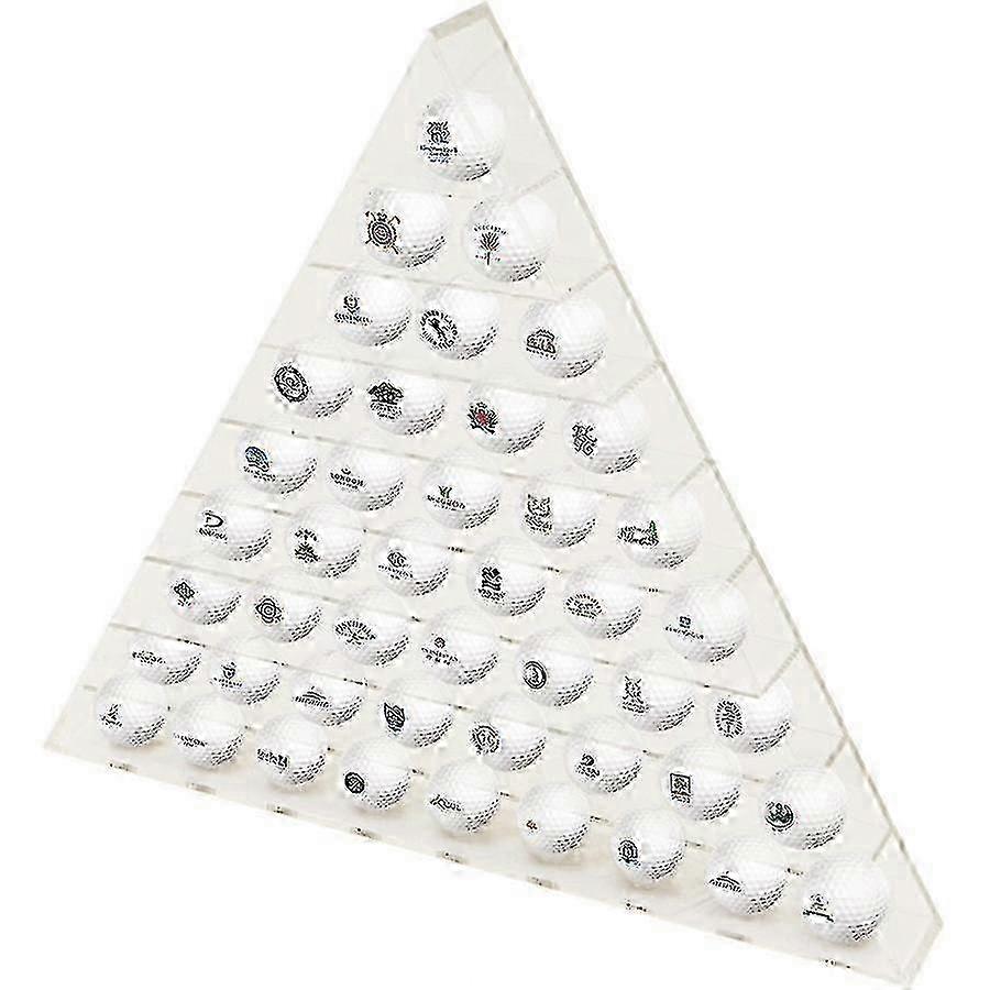 45 Estante de exhibición piramidal de bolas de golf