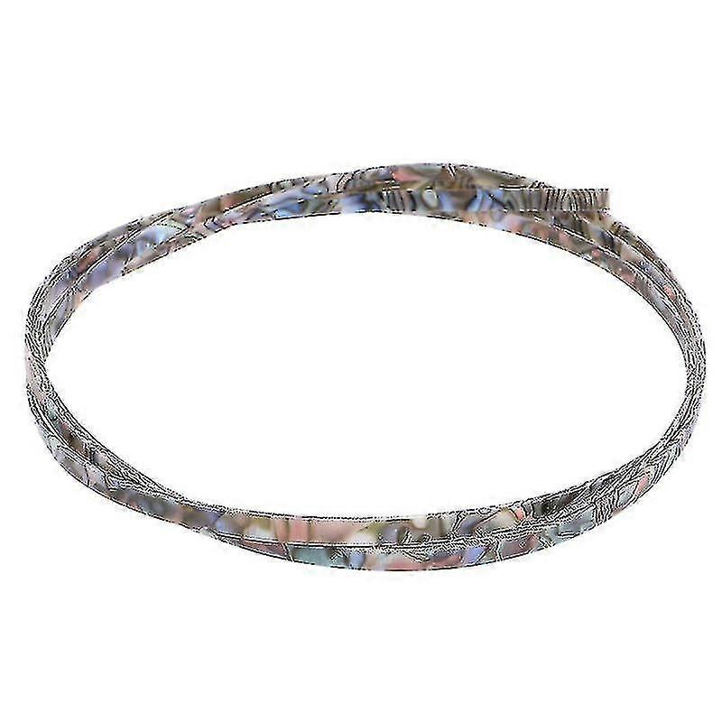 2pcs Abs Guiar Binding Purfling Strips Trim Inlay Body Project Abalone Shell For Guitar Bass