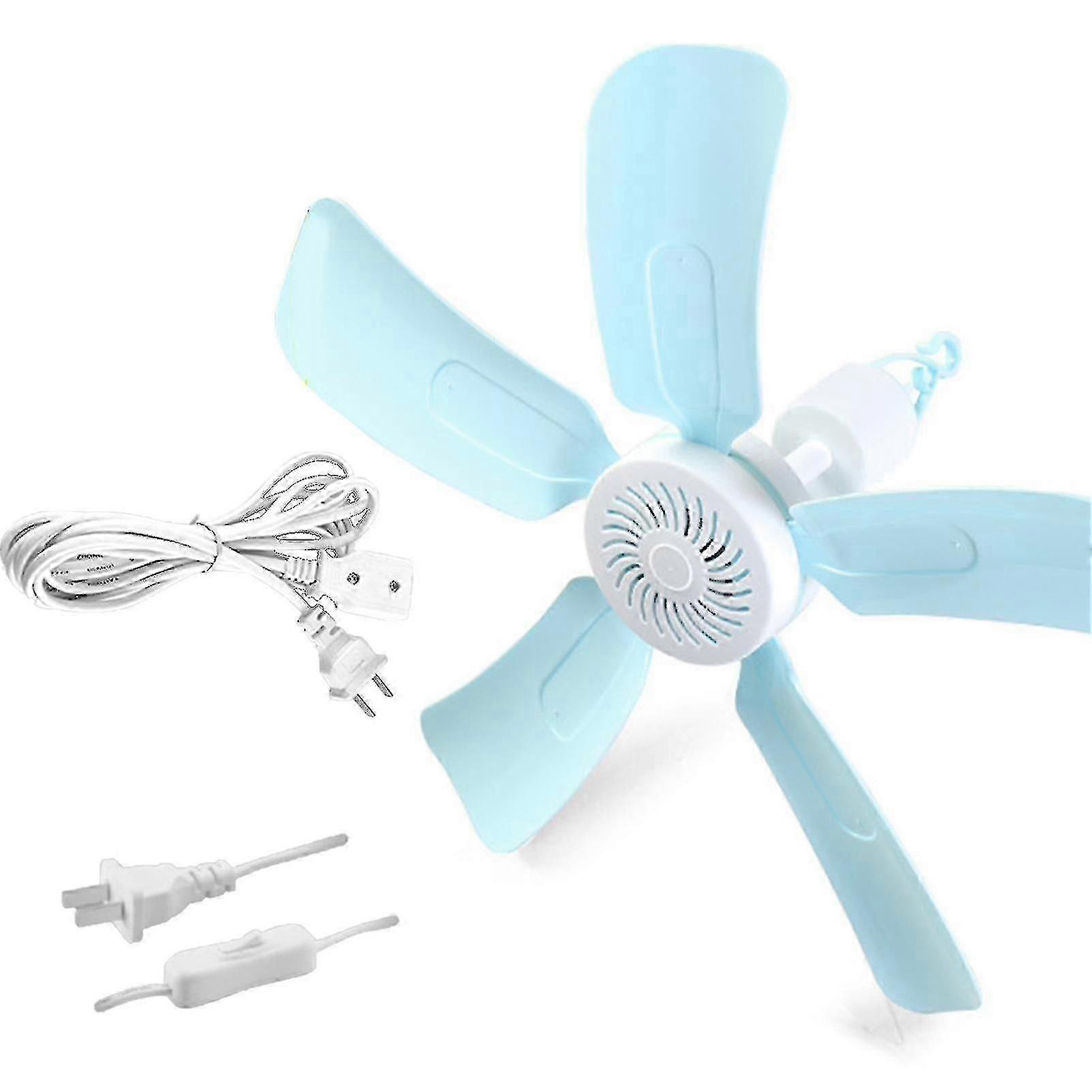 5 Blade Ceiling Fan With 3 Meters Cord - Low Noise, Wall Mount, For Home Office