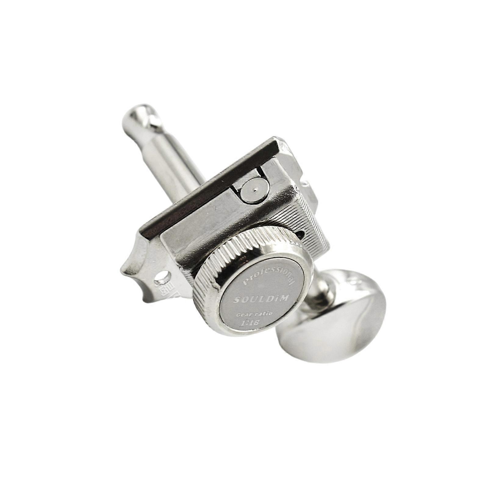 Guitar Machine Head Knobs Tuning Key Alloy Locking Guitar String Tuning Peg for Acoustic or Electric Guitar Part Multicolor