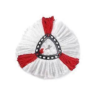 4-pakning moppehode 2-i-1 mopping for Vileda Turbo Refill